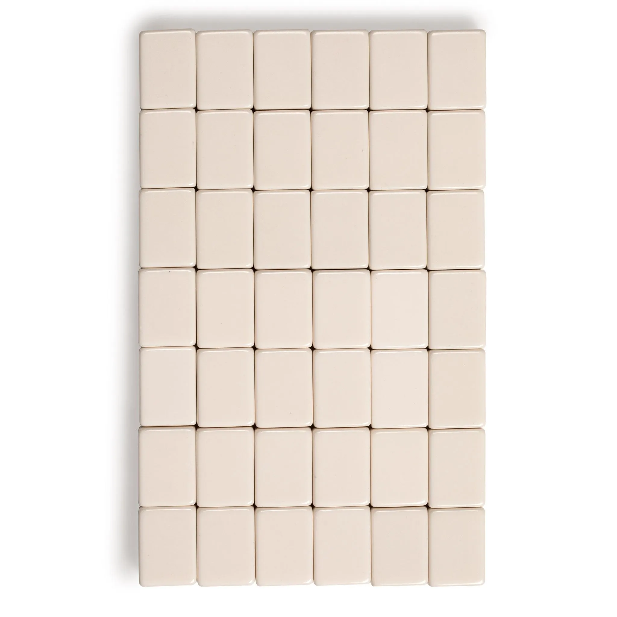 American Mahjong Set Red Wood Case "Classic Royale" with Pushers