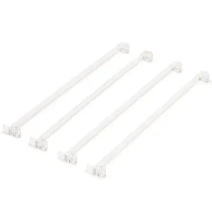 American Mahjong Tile Pushers - Set of 4, 18-Inch Clear Transparent Acrylic Mahjong Pushers