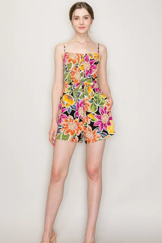 Aretha Floral Romper
