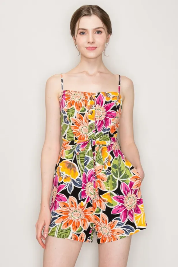 Aretha Floral Romper