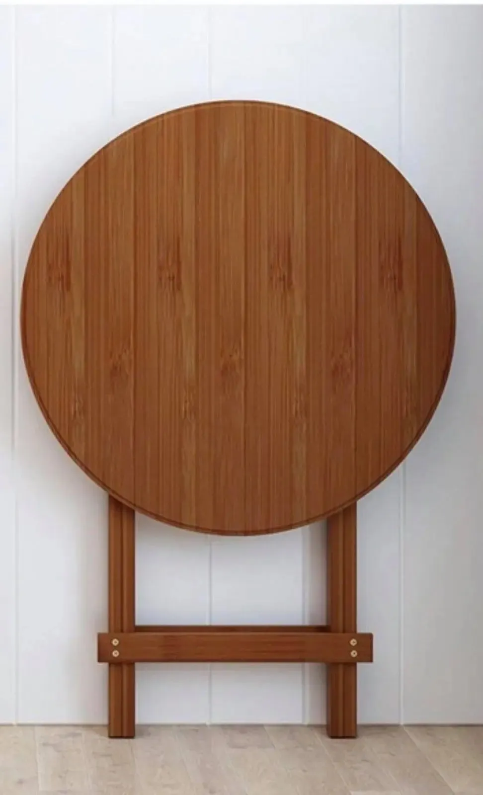 Bamboo Wooden Table Square Or Round Foldable Dining Study Picnic In or Outdoor竹桌