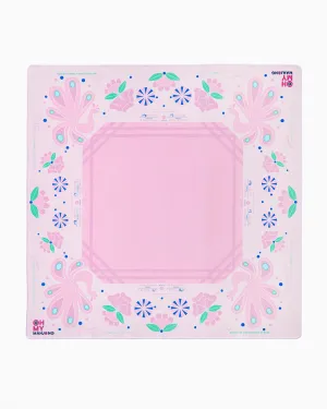 birdie pink mahjong mat