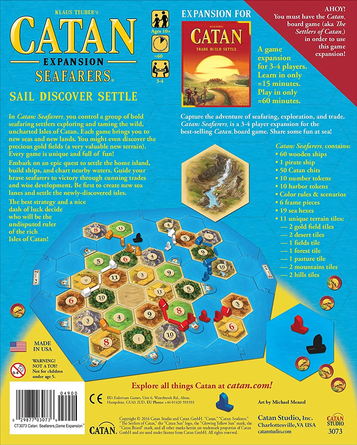 Catan Seafarers Game Expansion Pack