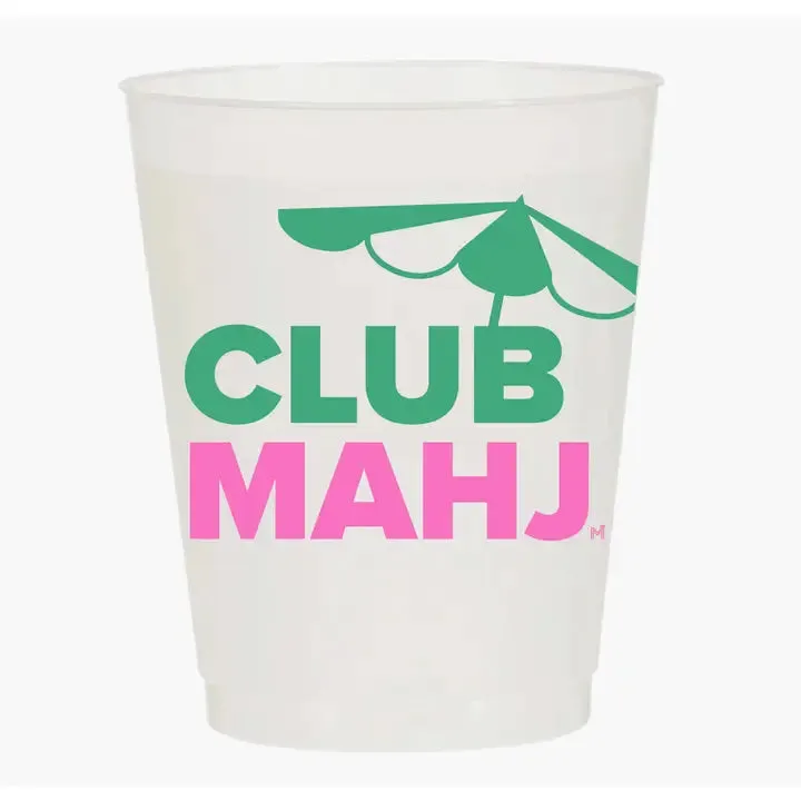 Club Mahj Mahjong Frost Flex Cups