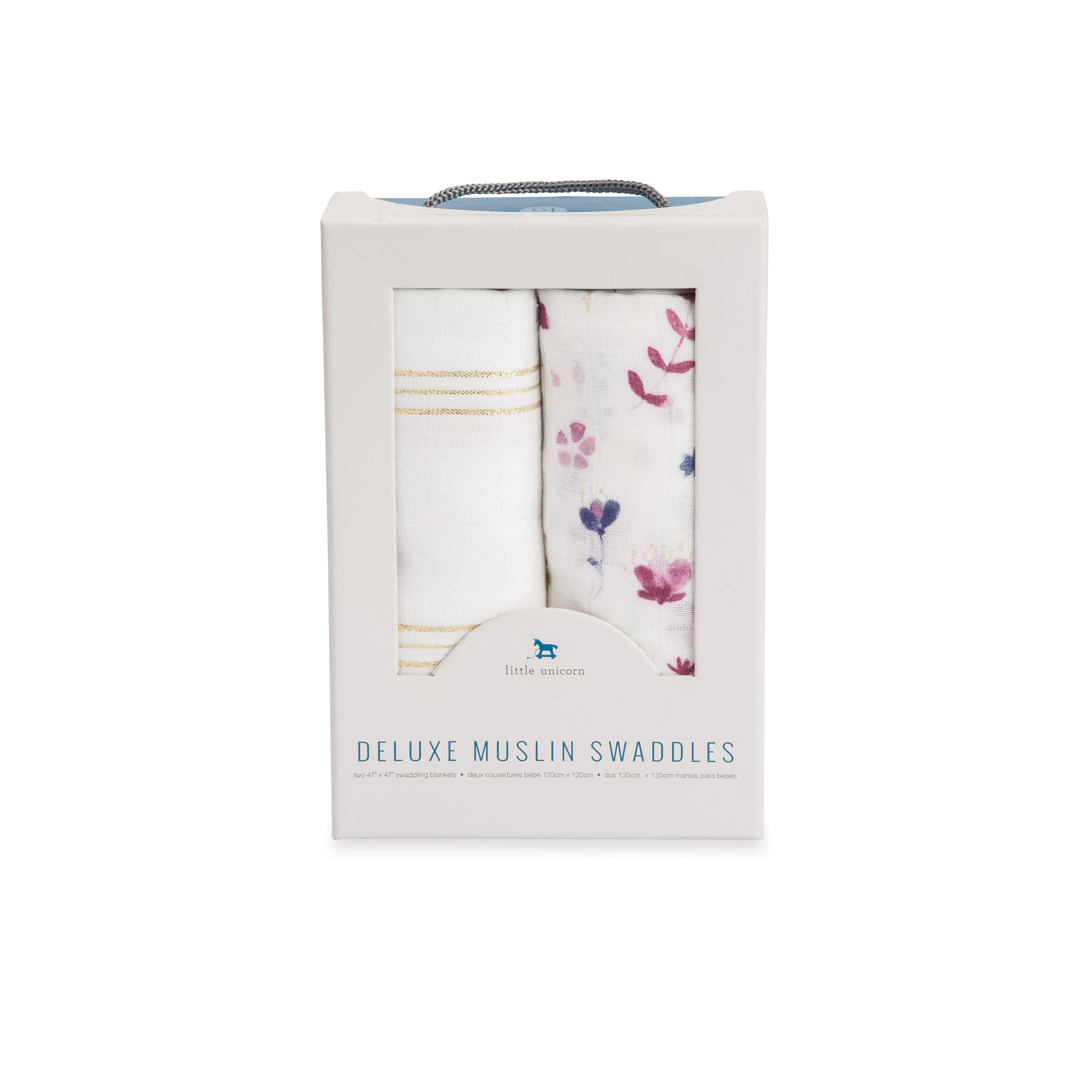 Deluxe Muslin Swaddle 2-Pack- Fairy Garden