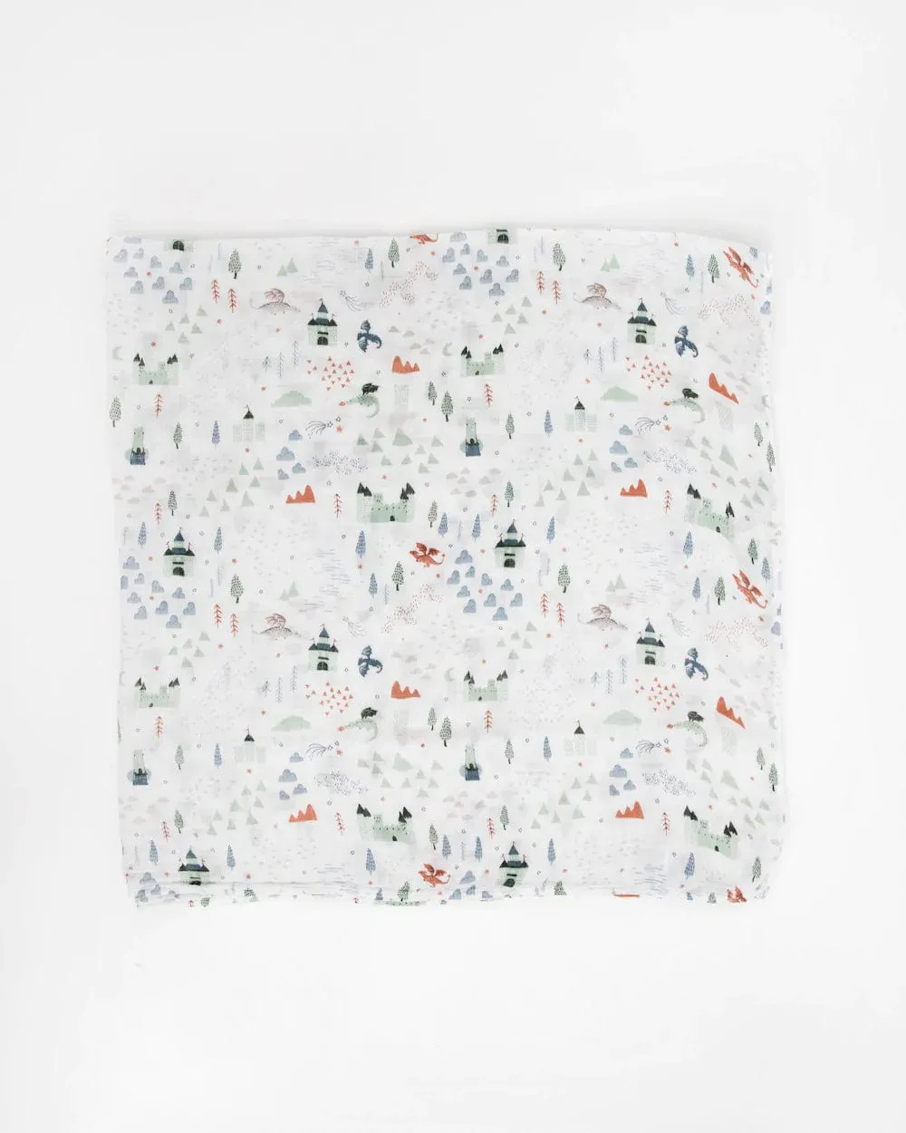 Deluxe Muslin Swaddle Blanket - Dragon Days