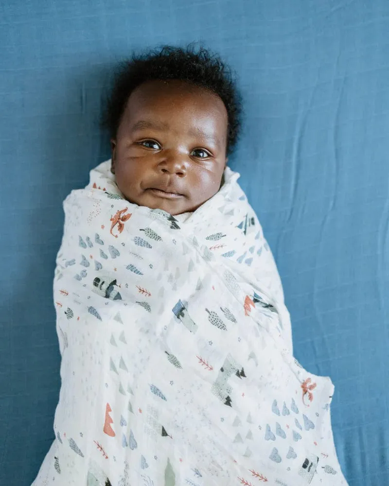 Deluxe Muslin Swaddle Blanket - Dragon Days