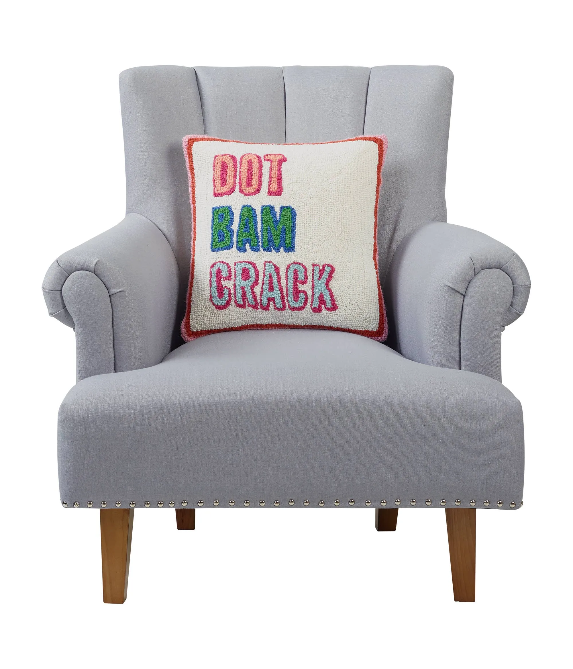 Dot Bam Crack Hook Pillow