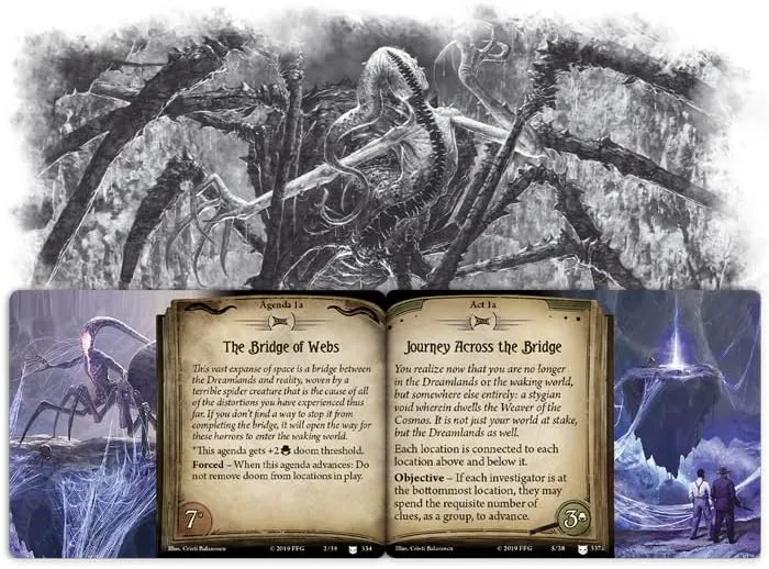 Fantasy Flight Games Arkham Horror The Card Game Weaver of The Cosmos Mythos Pack - Defend The Dreamlands! Lovecraftian Cooperative Living Card Game, Ages 14 , 1-4 Players, 1-2 Hour Playtime, Made