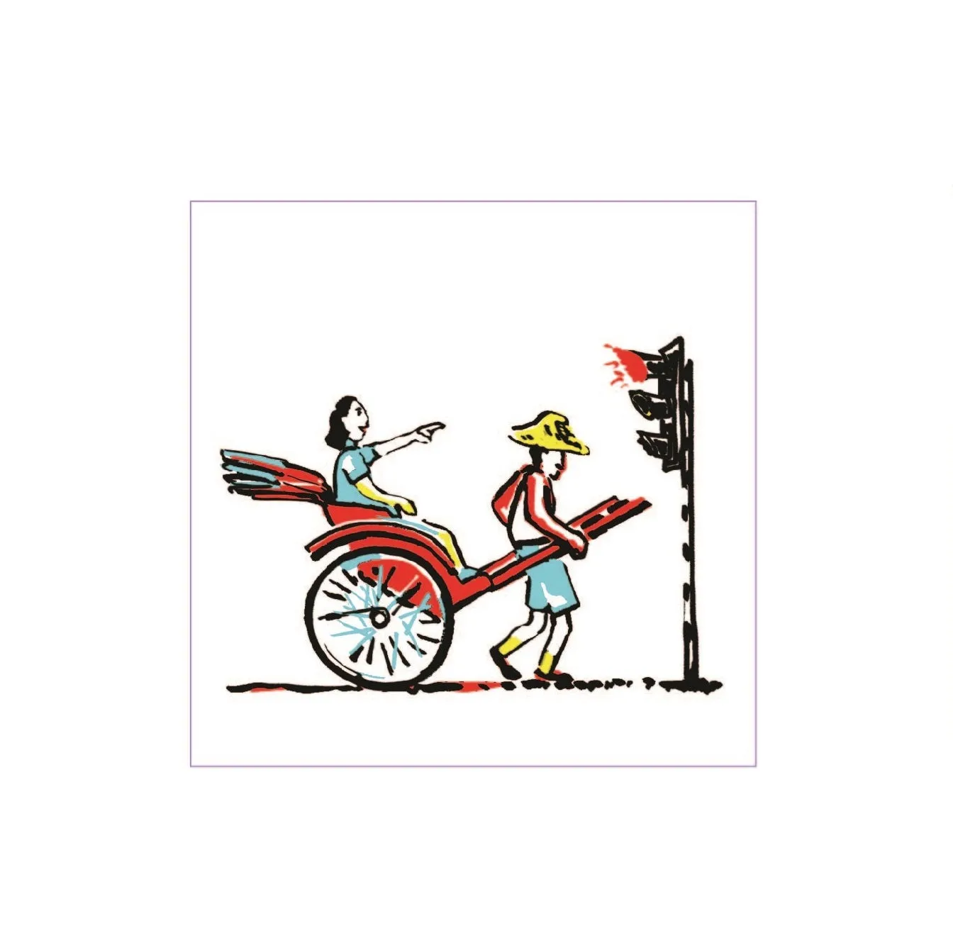 Hong Kong Scenes Greeting Card, Set of 8