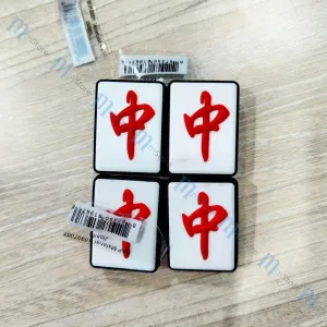 Jibbitz - Red Dragon Mahjong Tile