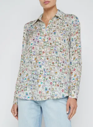 L'AGENCE Nina L/S Blouse