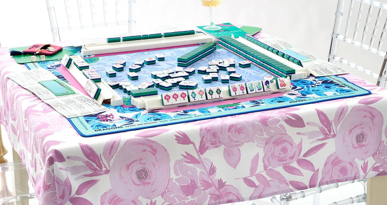lavender lux instructional tablecloth