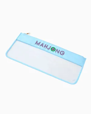 Light Blue Mahjong Tile Bag