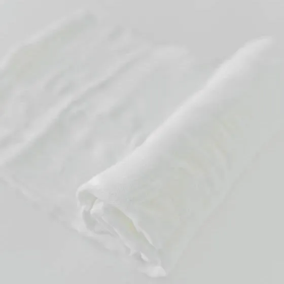 Little Unicorn Deluxe Muslin Swaddle Blanket Set | Plain White