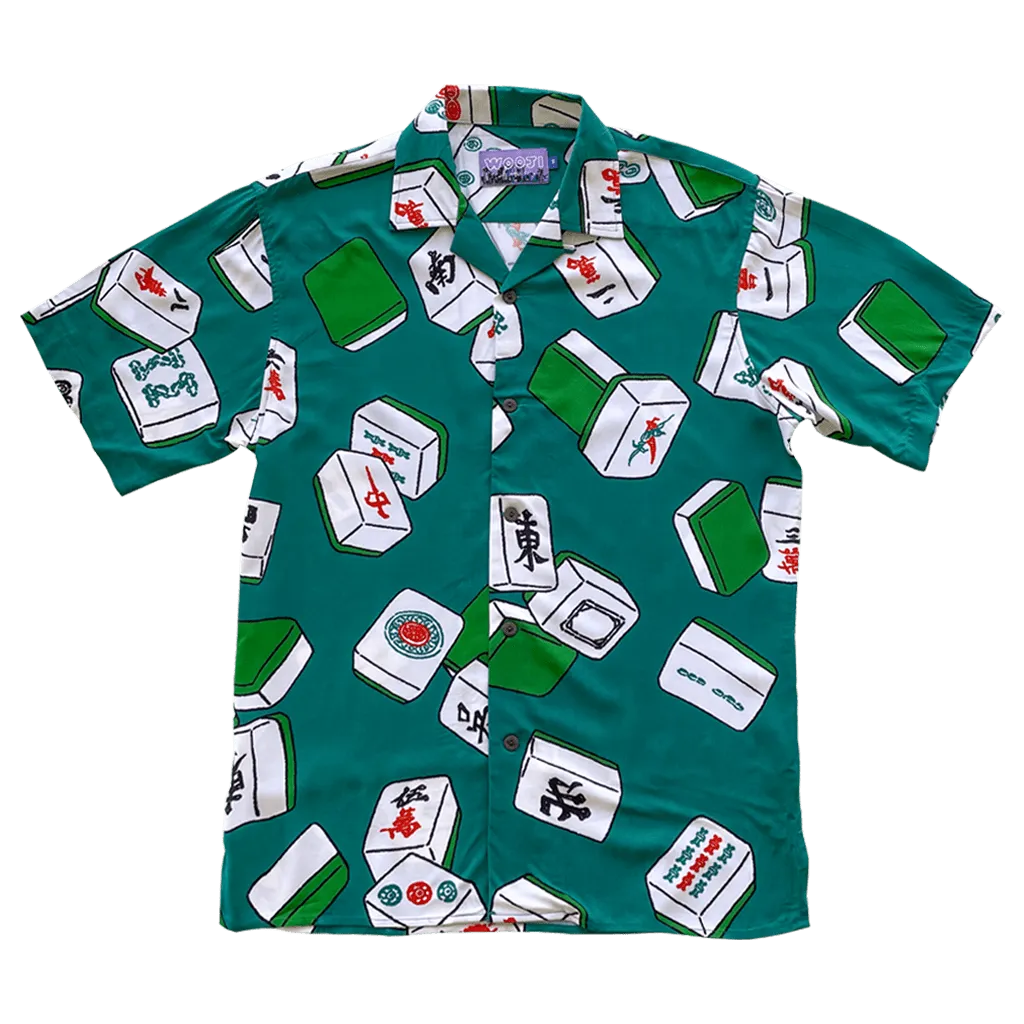 Mahjong Mayhem Aloha Shirt