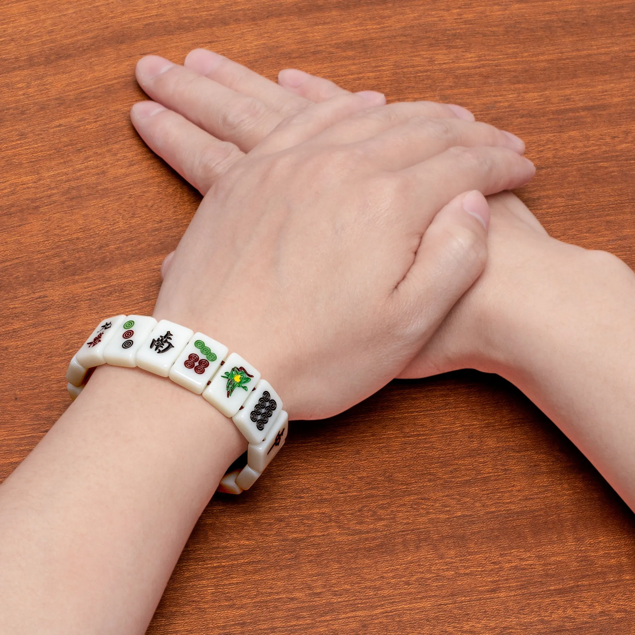 Mahjong Mini-Tiles Stretchy Bracelet
