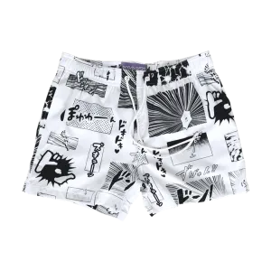 Manga Panel Swim Trunks