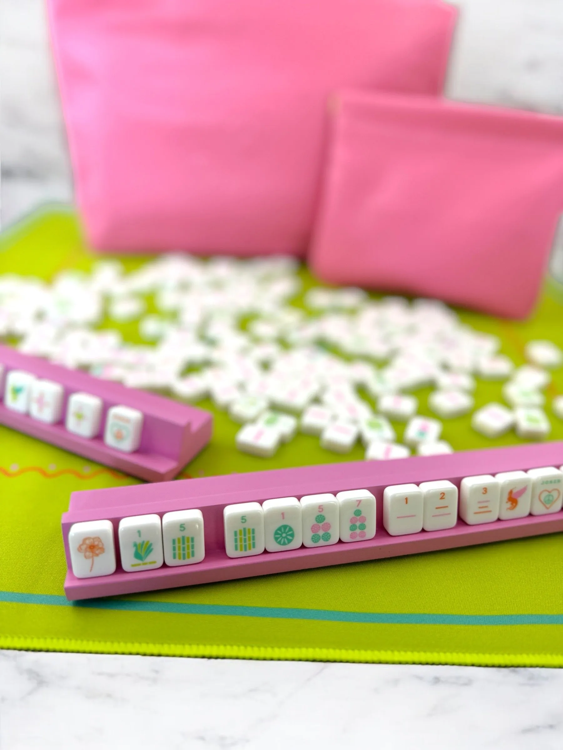 OG Travel Mahjong Set - White Tiles