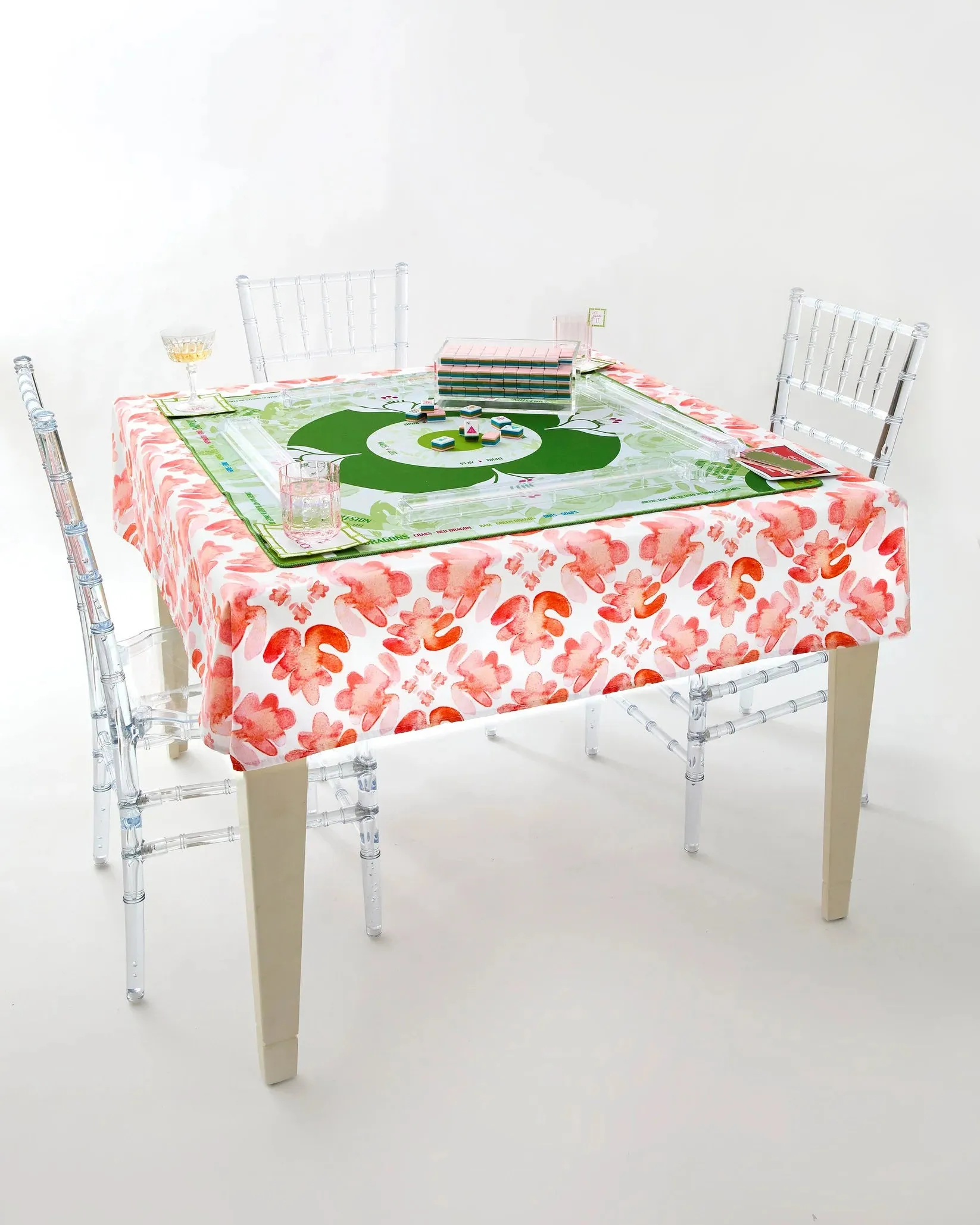 pop of poppy instructional mahjong mat