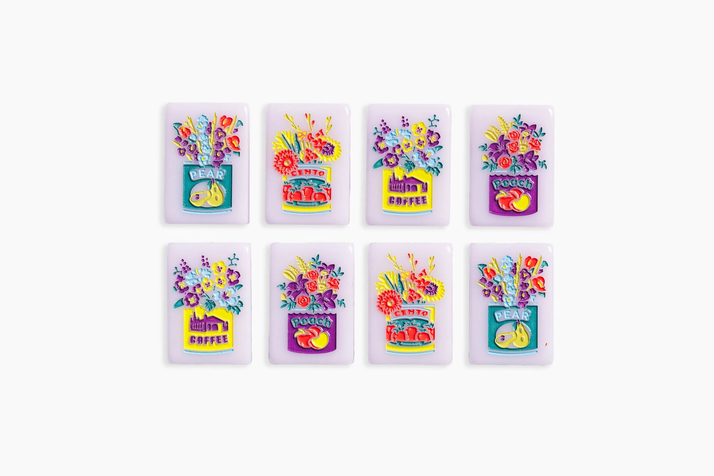 PREORDER: The Foodie Line: Lilac Mahjong Tiles