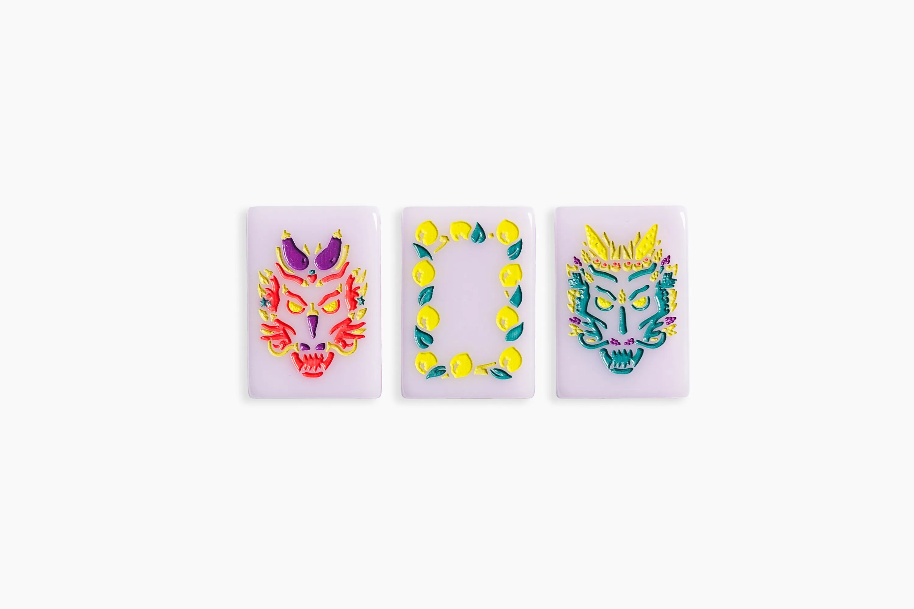 PREORDER: The Foodie Line: Lilac Mahjong Tiles
