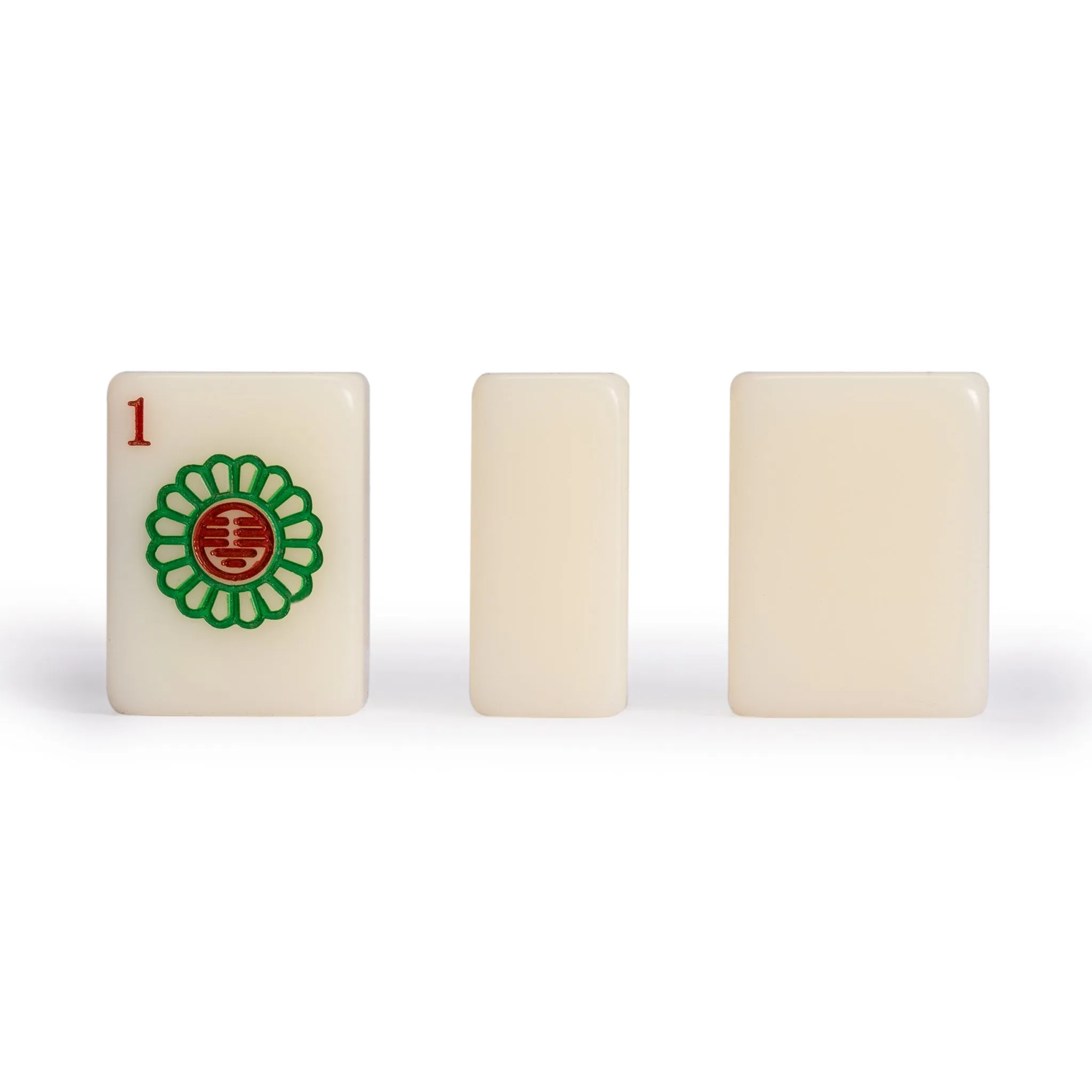 Professional Chinese Mahjong Game Set, "Pro Set" - with 148 Medium Size Tiles and Wooden Case