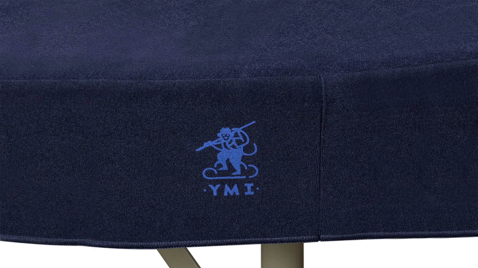 Professional Grade Blue Round Table Cover for Card Games, Mahjong, Board Games, Domino Games, and More - 61.2"