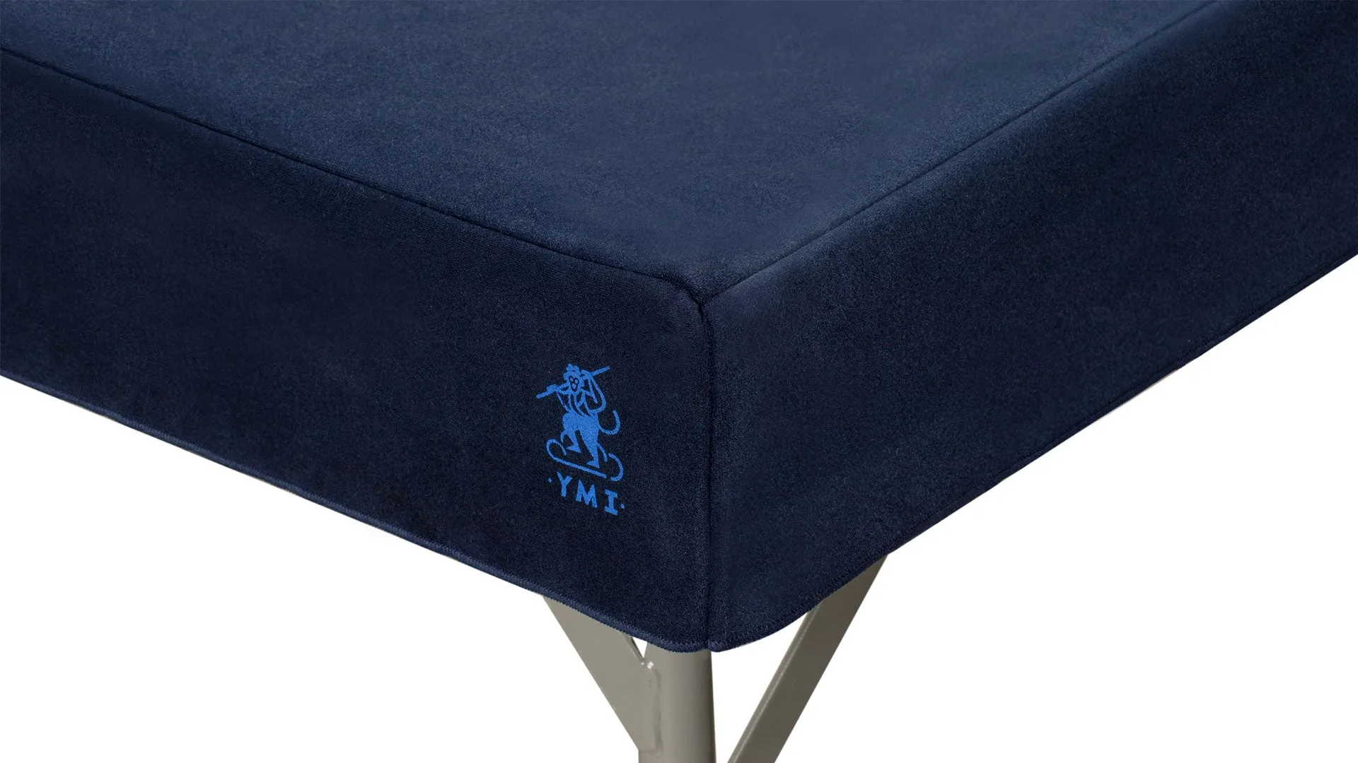 Professional Grade Blue Square Table Cover for Poker, Card Games, Mahjong, Board Games, Tile Games, and Dominoes - 34.8 x 34.8"