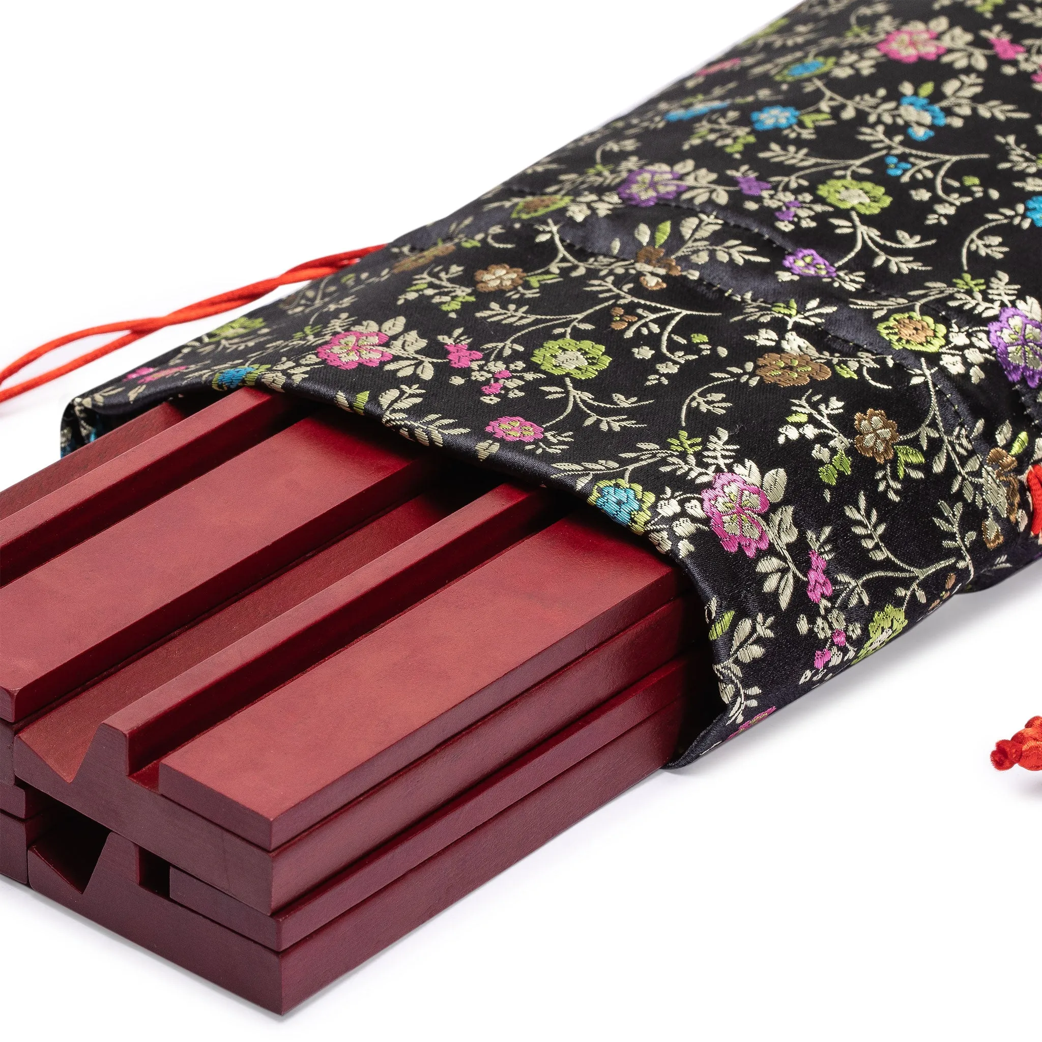 Protective Sleeve for Mahjong Racks and Pushers - Floral - 26 Inches