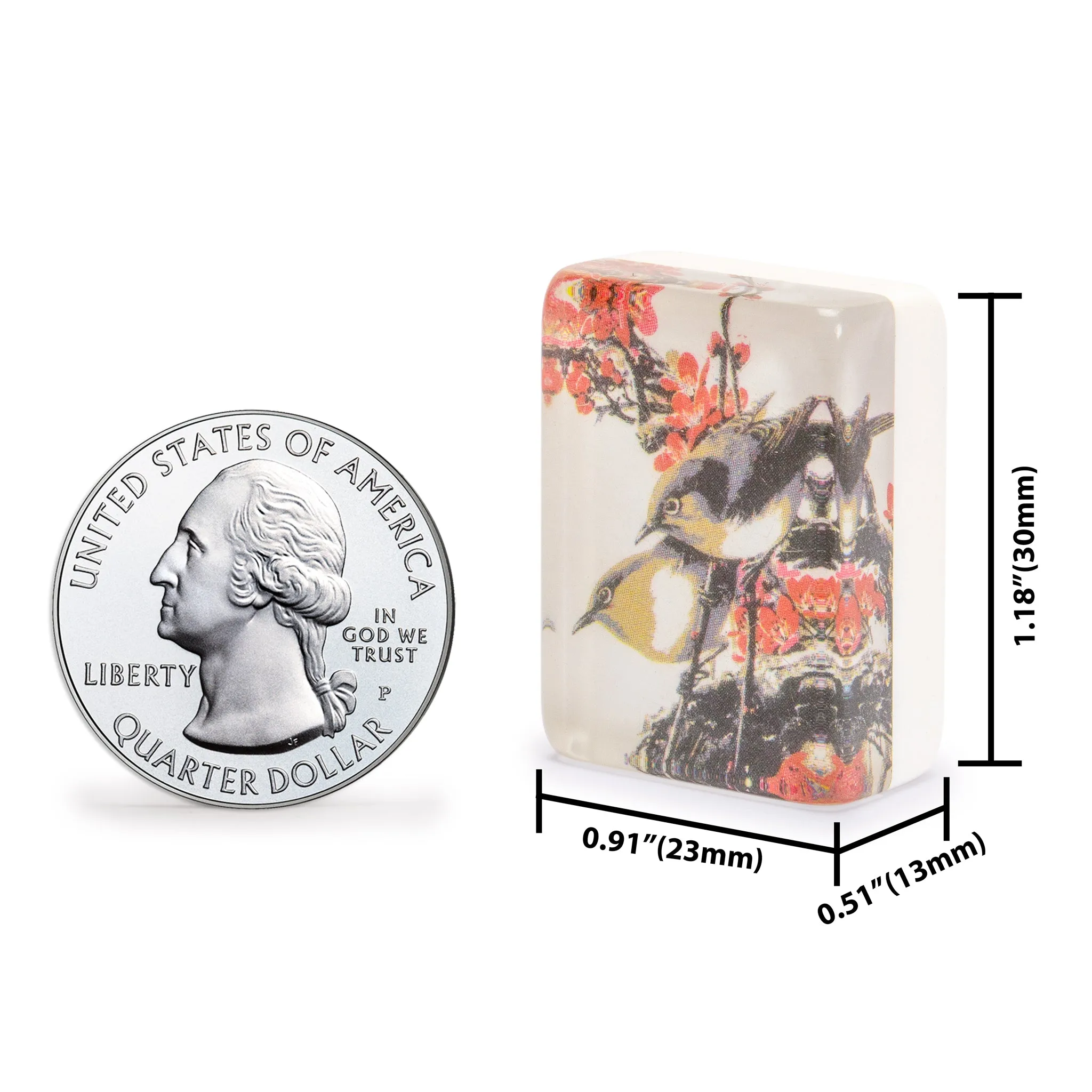 Set of 166 American Mahjong Tiles, "Little Bird" (Tiles Only Set)