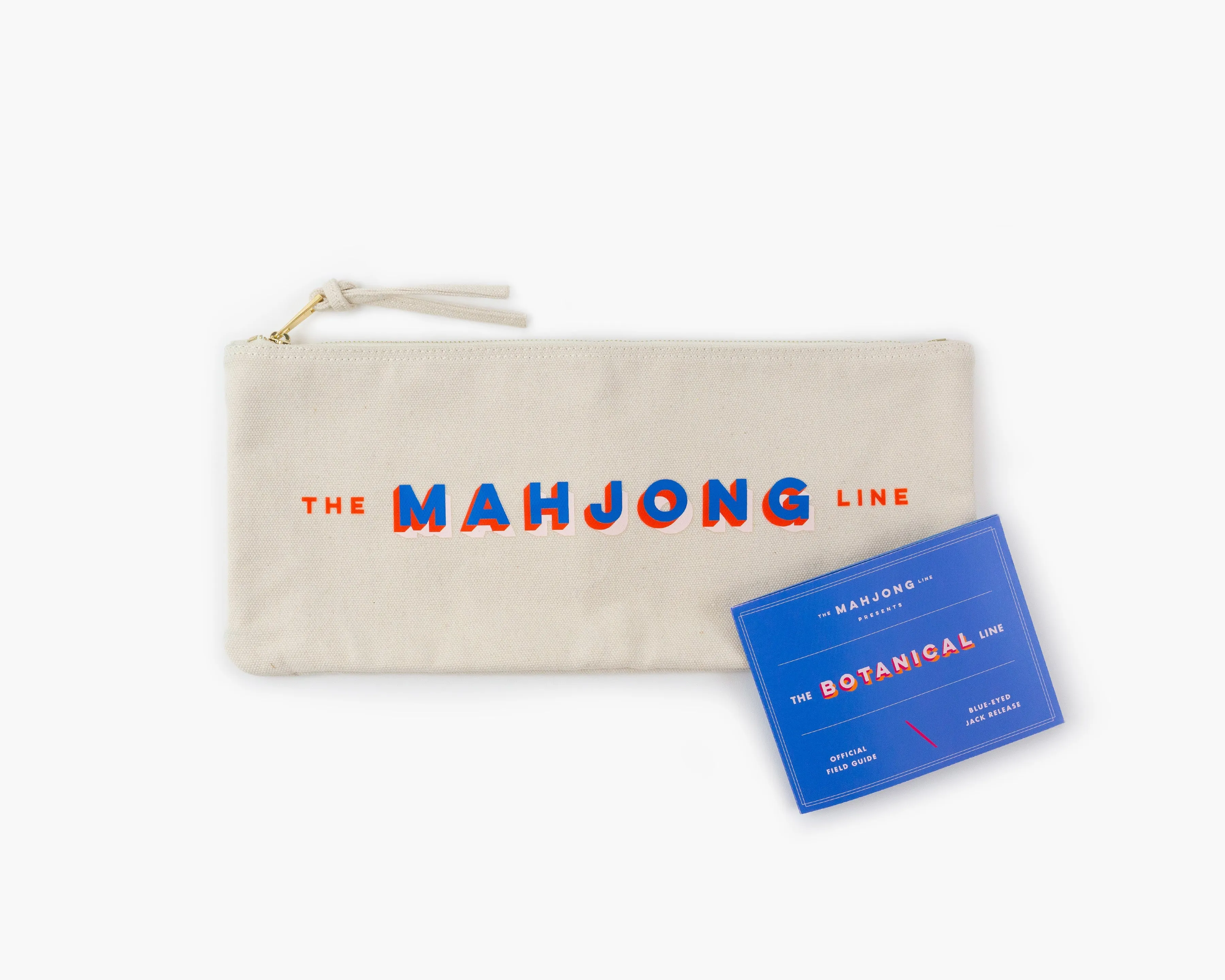 The Botanical Line: Blue-Eyed Jack Mahjong Tiles