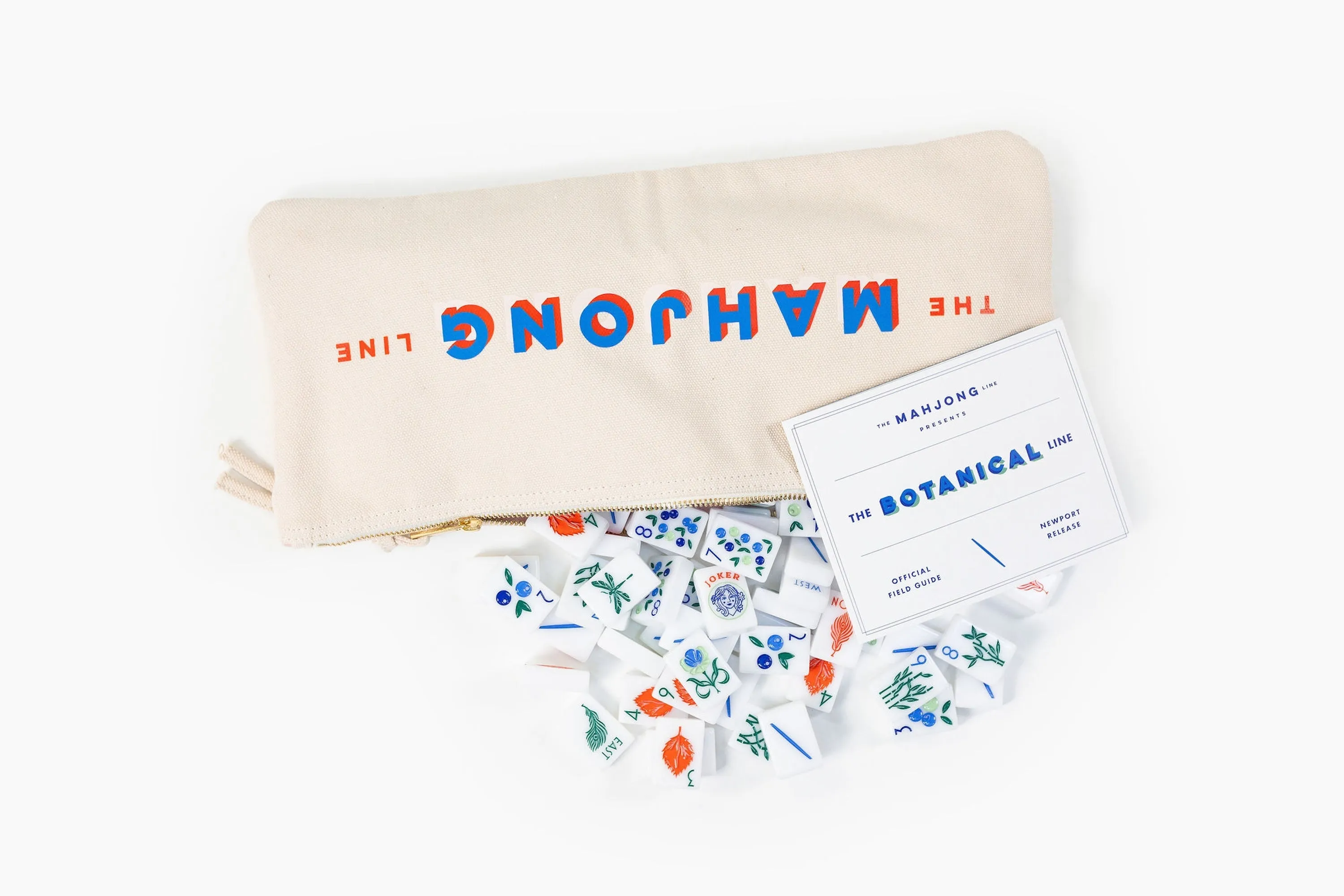The Botanical Line: Newport Mahjong Tiles