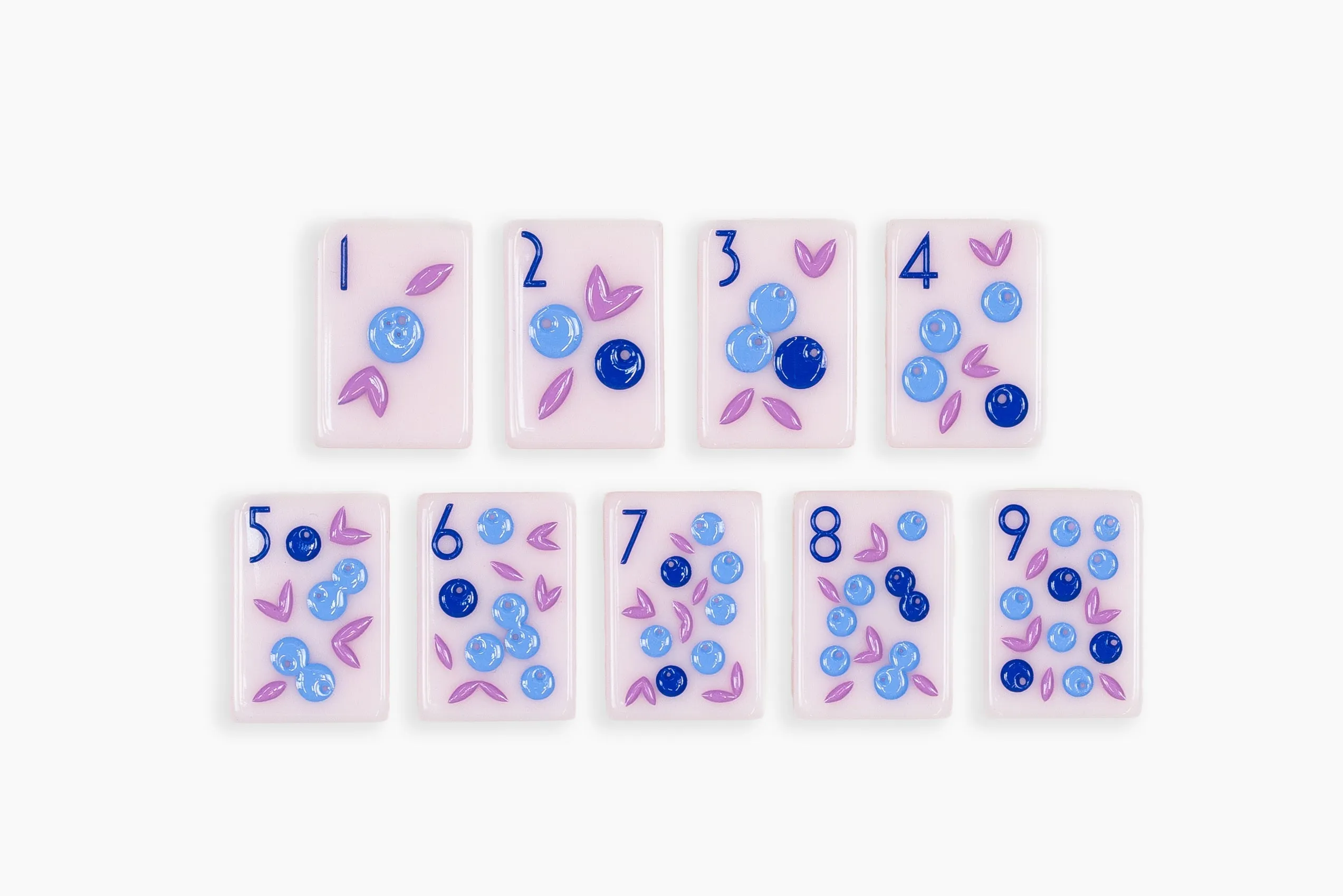 The Botanical Line: Paris Pink 2.0 Mahjong Tiles