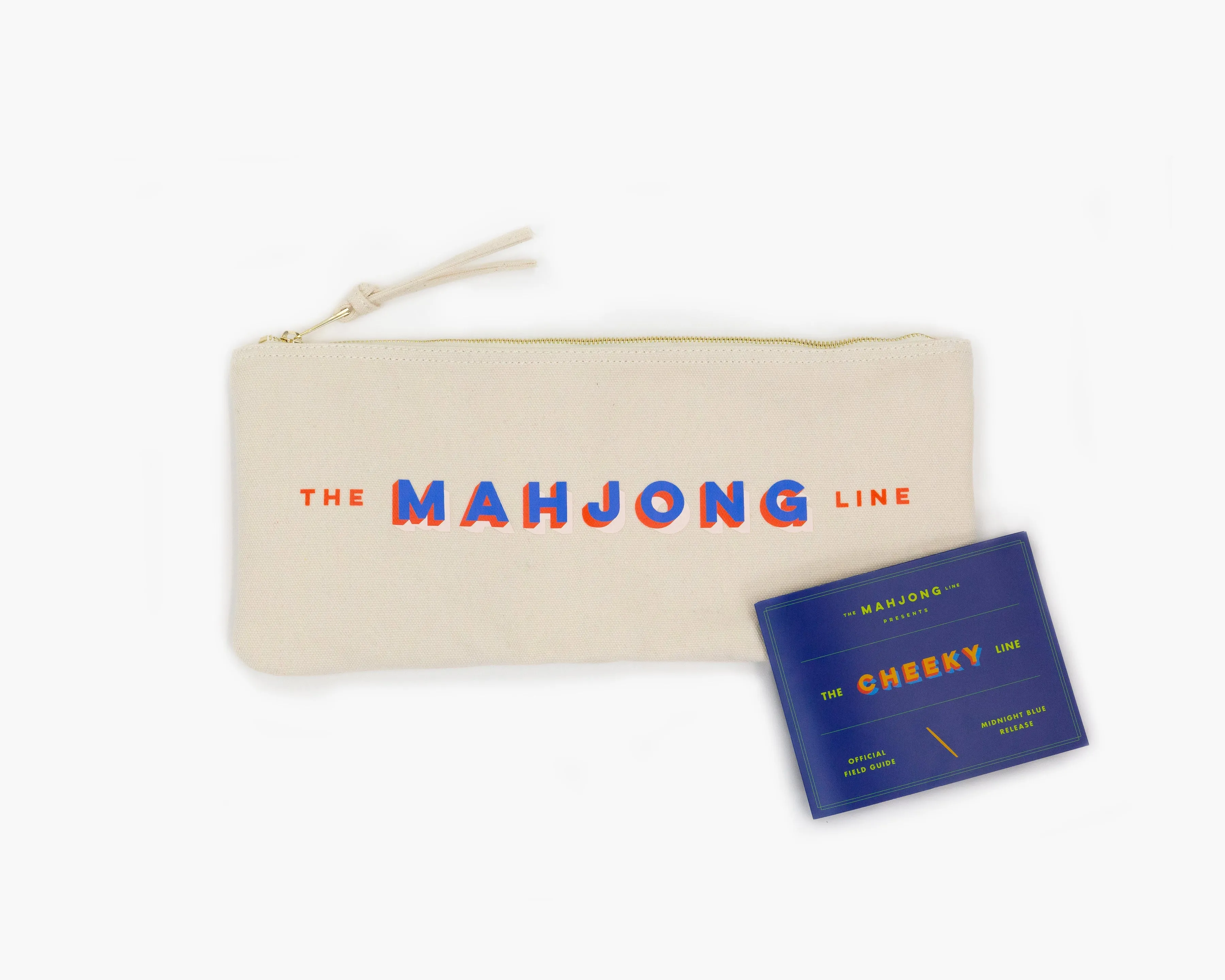 The Cheeky Line: Midnight Blue Mahjong Tiles