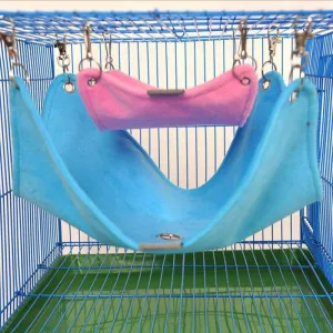 Warm Plush Hammock For Small Pets