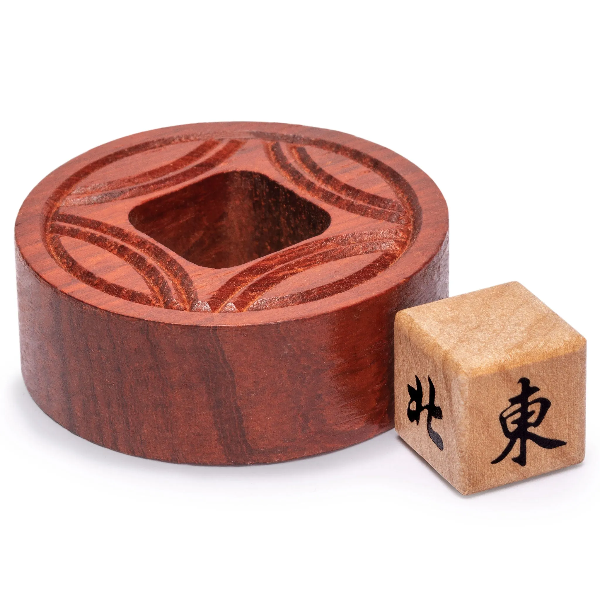 Wooden Mahjong Game Wind Indicator / Bettor