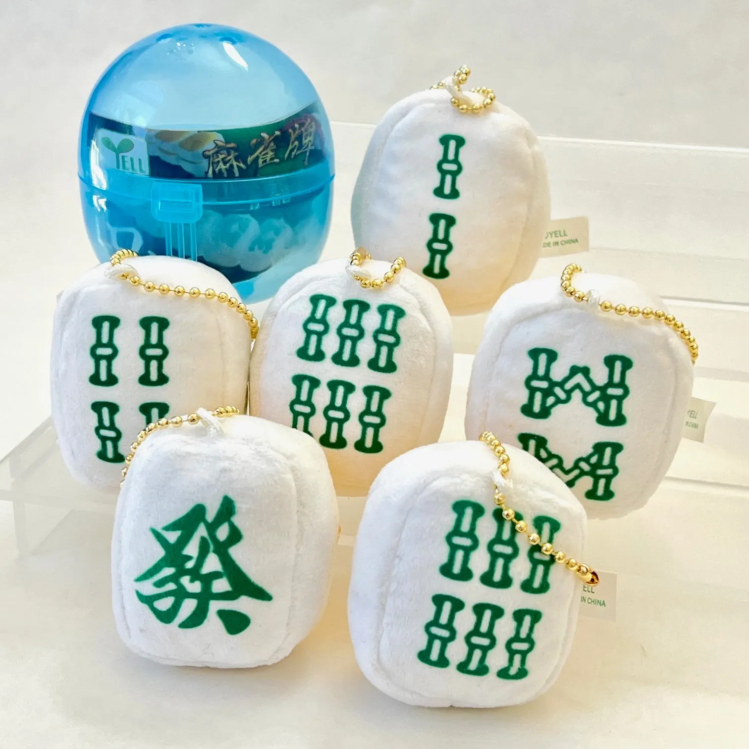 X 70275 Mahjong Tile Plush Capsule-DISCONTINUED