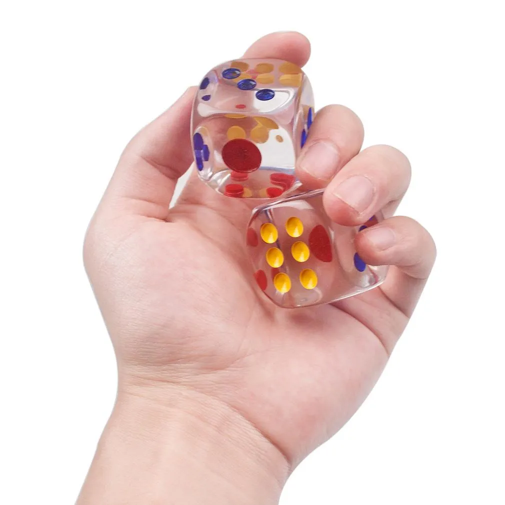 XL Six Sided Dice - 1.3" (33mm) - Pair